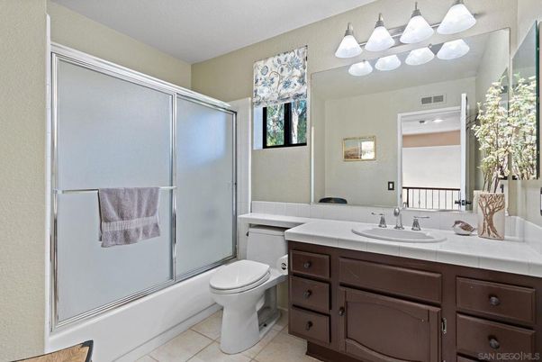 Bathroom, Glass Shower, Interior, Tile Countertops