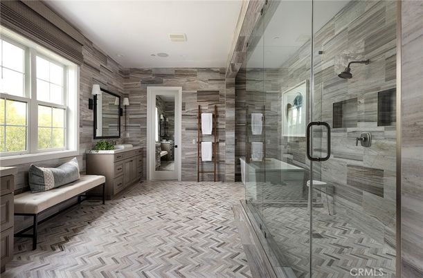 Bathroom, Glass Shower, Interior