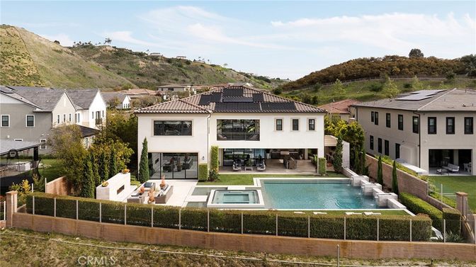 Exterior, Pool, Solar Panels