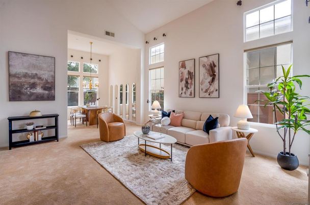 Dining room, Interior, Living room, Pendant Lights