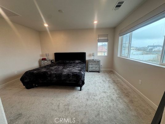 Bedroom, Interior, Recessed Lighting