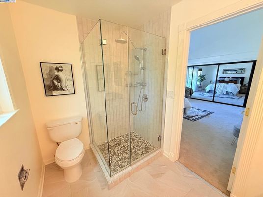 Bathroom, Bedroom, Glass Shower, Interior