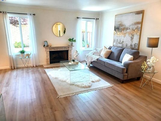 Fireplace, Interior, Living room, Wood Texture Flooring