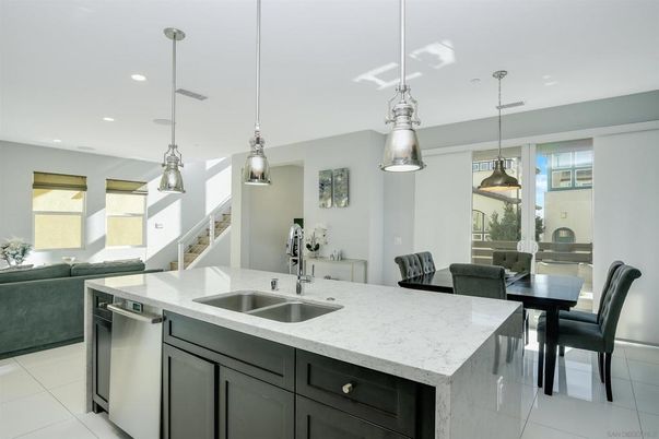 Dining room, Interior, Kitchen, Living room, Pendant Lights, Recessed Lighting