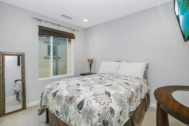 Bedroom, Interior, Recessed Lighting