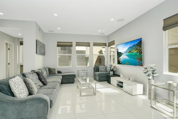 Interior, Living room, Recessed Lighting