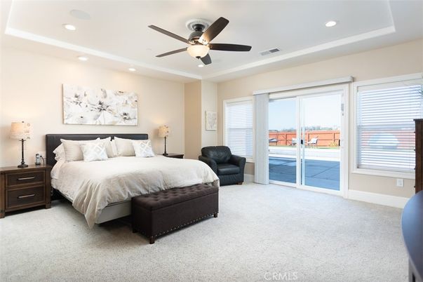 Bedroom, Interior, Recessed Lighting