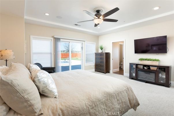 Bedroom, Interior, Recessed Lighting