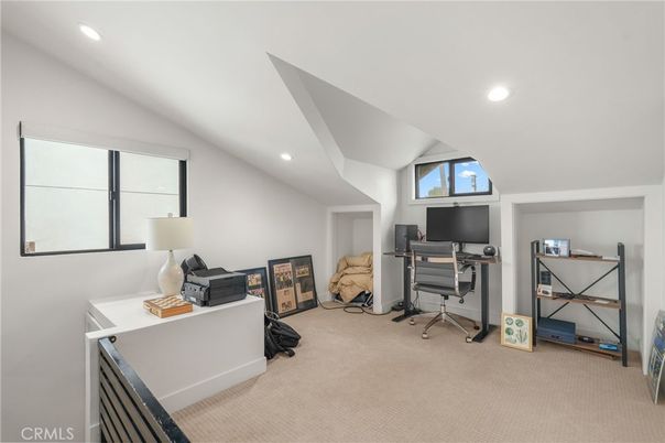 Home Office, Interior, Recessed Lighting