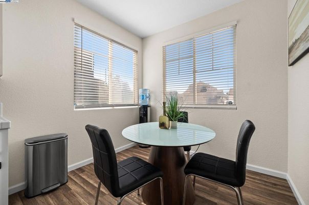 Dining room, Interior, Wood Texture Flooring
