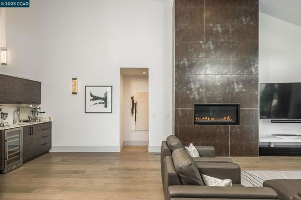 Fireplace, Interior, Wood Texture Flooring