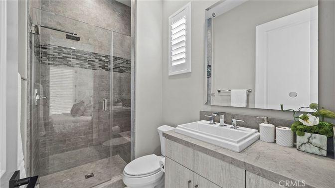 Bathroom, Glass Shower, Interior