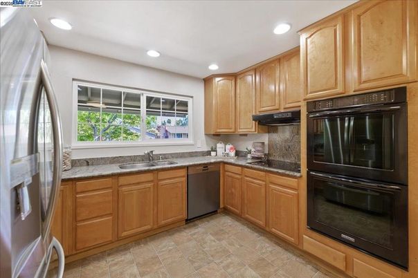 Interior, Kitchen, Recessed Lighting, Stainless Steel Appliances