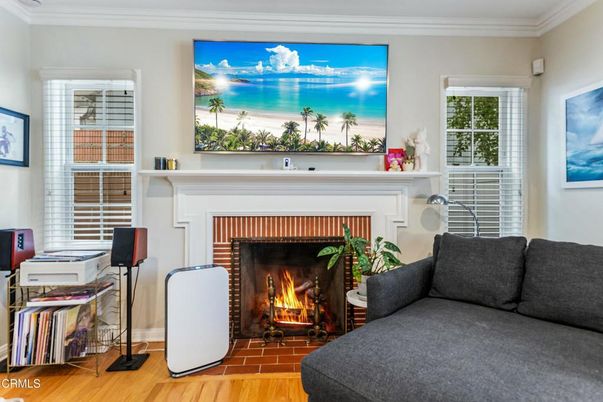 Fireplace, Interior, Wood Texture Flooring