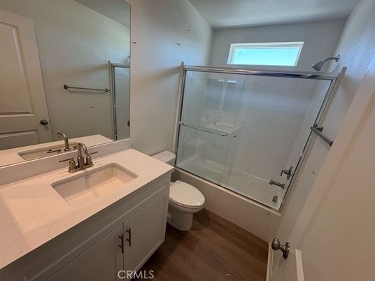 Bathroom, Glass Shower, Interior, Wood Texture Flooring