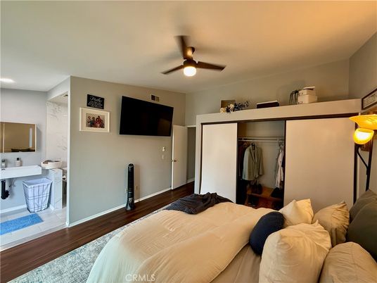 Bathroom, Bedroom, Interior, Recessed Lighting, Wood Texture Flooring