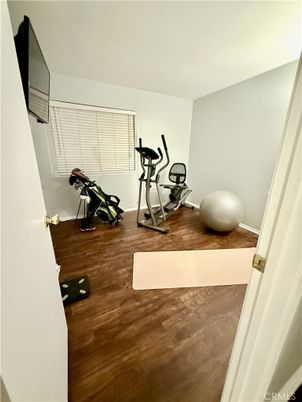 Fitness Equipment, Interior, Wood Texture Flooring