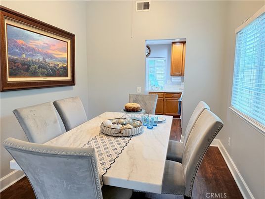 Dining room, Interior, Wood Texture Flooring