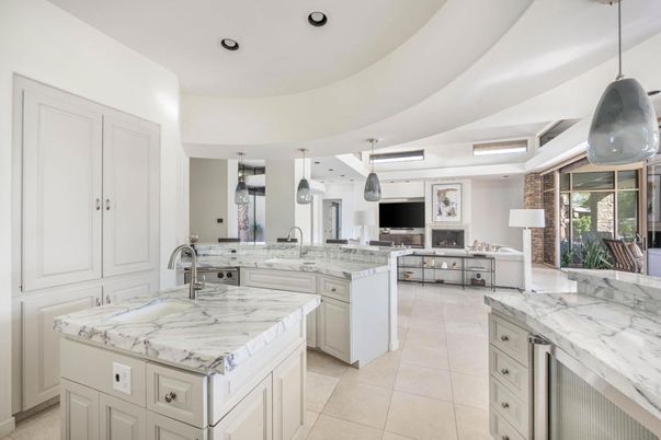 Interior, Kitchen, Living room, Pendant Lights, Recessed Lighting