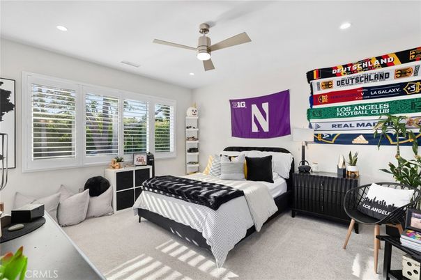 Bedroom, Interior, Recessed Lighting
