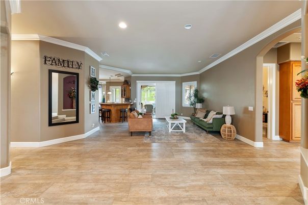 Interior, Living room, Recessed Lighting