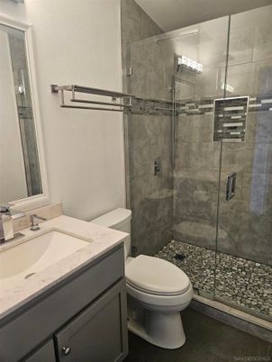 Bathroom, Glass Shower, Interior