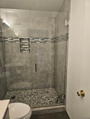 Bathroom, Glass Shower, Interior