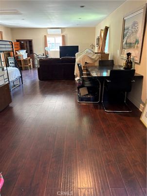 Dining room, Interior, Living room, Recessed Lighting, Wood Texture Flooring