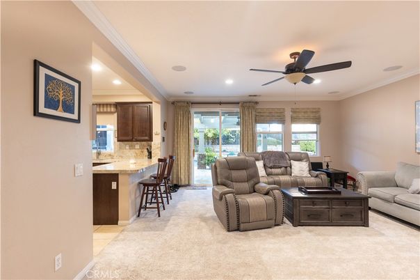 Interior, Kitchen, Living room, Recessed Lighting