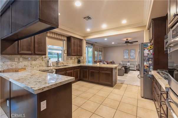 Interior, Kitchen, Living room, Recessed Lighting