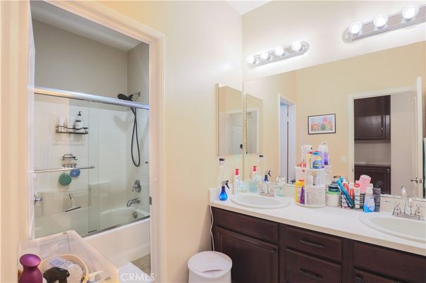 Bathroom, Dual Sink Vanities, Glass Shower, Interior