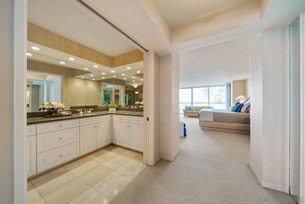 Bedroom, Interior, Recessed Lighting
