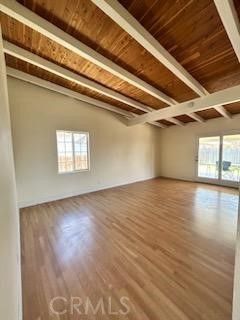 Empty room, Interior, Wooden Beams, Wooden Ceilings, Wood Texture Flooring