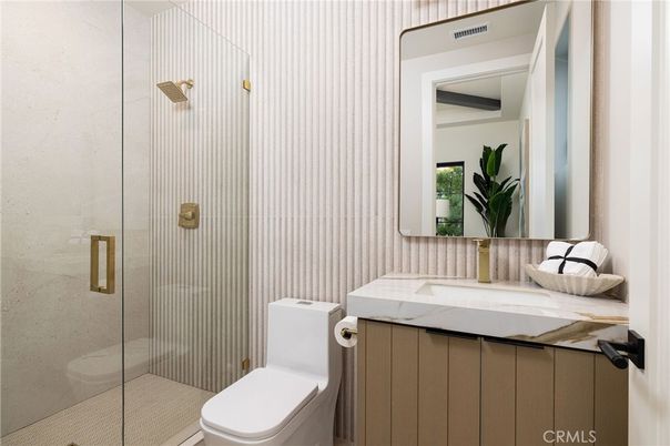 Bathroom, Glass Shower, Interior