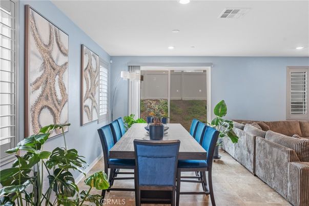 Dining room, Interior, Recessed Lighting