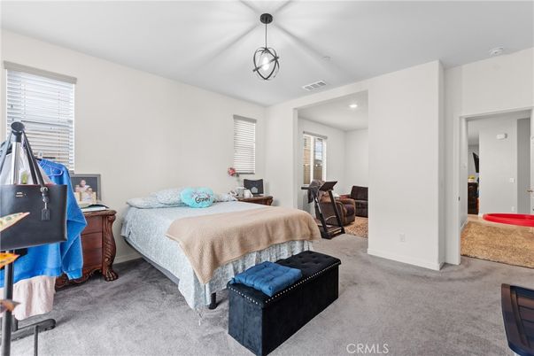 Bedroom, Interior, Pendant Lights, Recessed Lighting