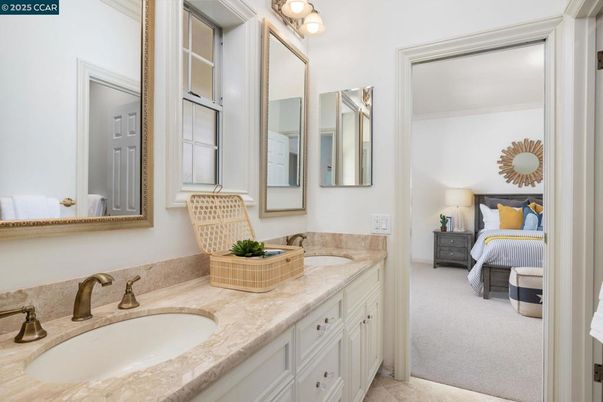 Bathroom, Bedroom, Dual Sink Vanities, Interior, Tile Countertops