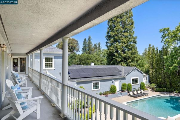 Exterior, Pool, Solar Panels