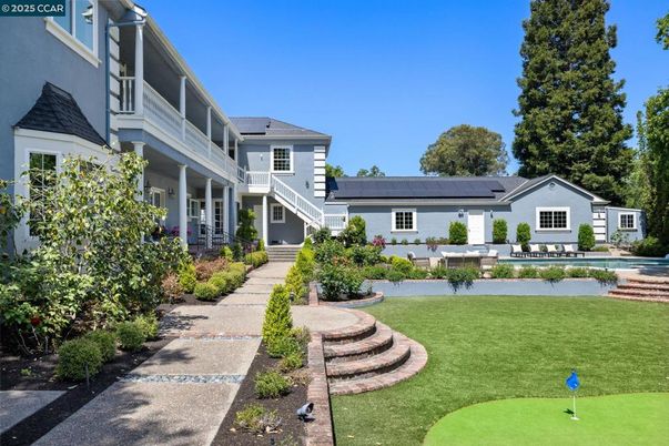 Exterior, Pool, Solar Panels