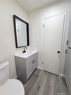Bathroom, Dual Sink Vanities, Interior, Wood Texture Flooring