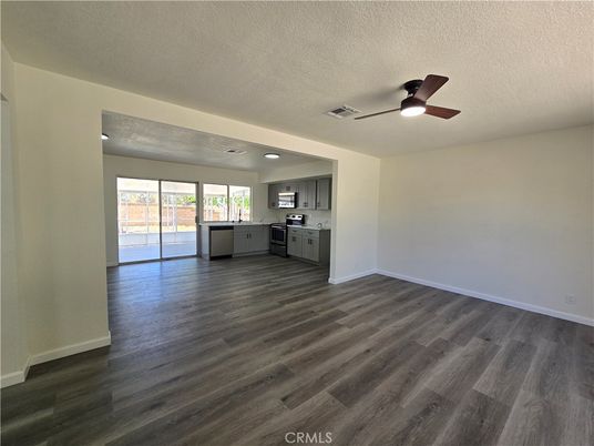 Empty room, Interior, Kitchen, Wood Texture Flooring