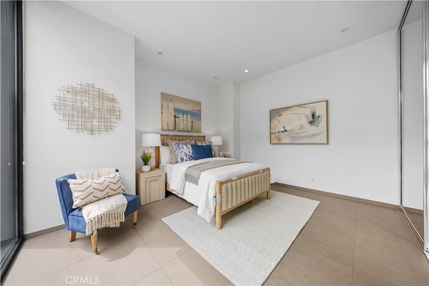 Bedroom, Interior, Recessed Lighting