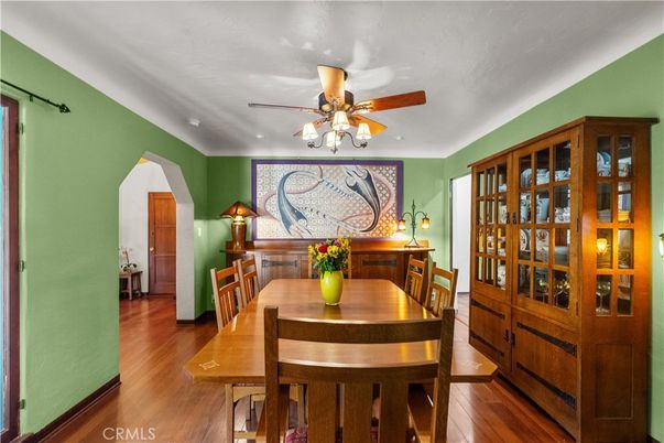 Dining room, Interior, Wood Texture Flooring