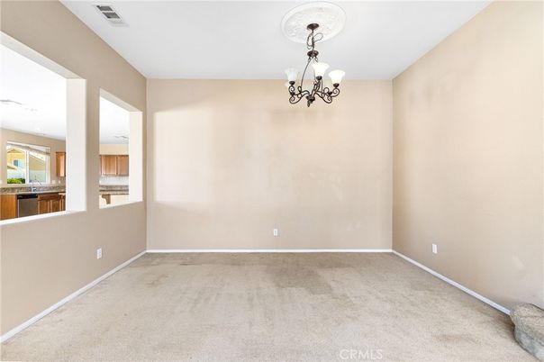 Chandelier, Empty room, Interior