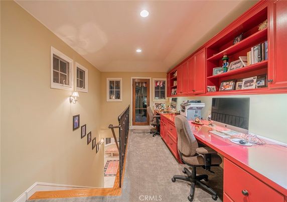 Home Office, Interior, Recessed Lighting