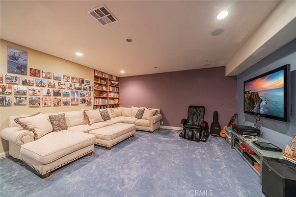 Interior, Living room, Recessed Lighting