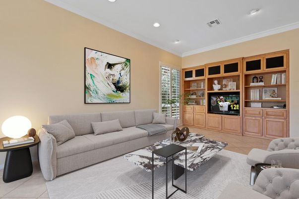 Interior, Living room, Recessed Lighting