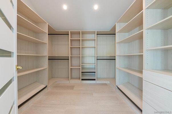 Interior, Recessed Lighting, Walk-in Closets, Wood Texture Flooring