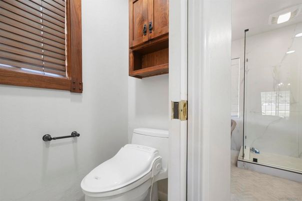 Bathroom, Glass Shower, Interior, Marble Walls