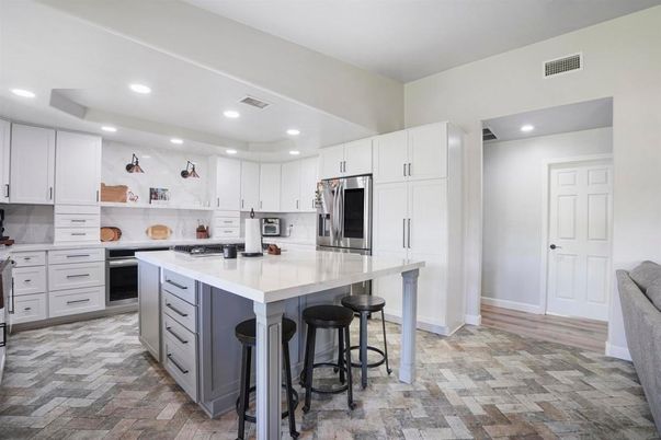 Interior, Kitchen, Recessed Lighting, Stainless Steel Appliances